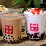 タピオカドリンクカップのロゴシール印刷