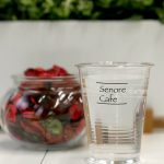 カフェのカップ用シール印刷